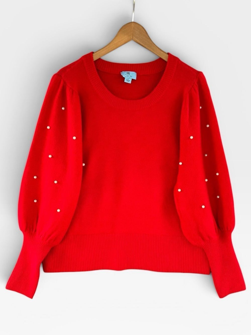 🎉5 for $45🎉 CeCe sweater pullover red size L